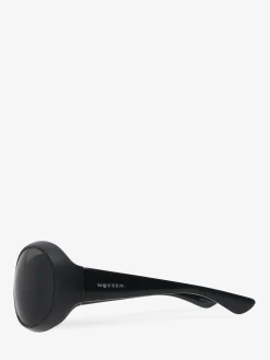 Kate Round Sunglasses in Black