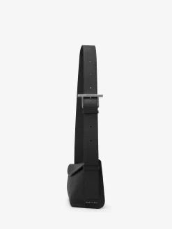 McQueen T-Bar Sling Bag in Black