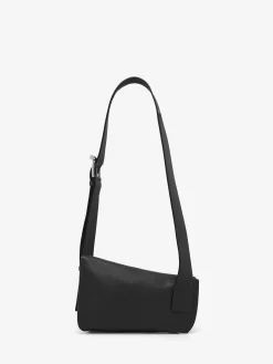 McQueen T-Bar Sling Bag in Black