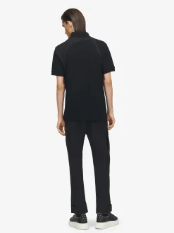Men's Cargo Trousers in Black