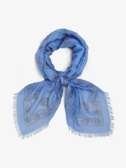 Men's Classic Skull Foulard in Blue
