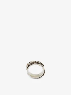 Men's Dancing Skeleton Ring in Silver-finish