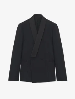 Men's Double-breasted Evening Jacket in Black
