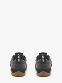 Men's EC1 T-Bar Sneaker in Dark Brown