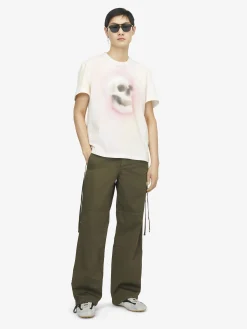 Men's Lace-Up Trousers in Green