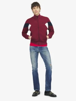 Men's McQueen Logo Track Jacket in Red
