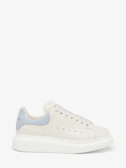 Men's Oversized Sneaker in Off White/Light Blue