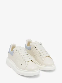 Men's Oversized Sneaker in Off White/Light Blue