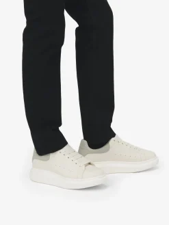 Men's Oversized Sneaker in Off White/Green