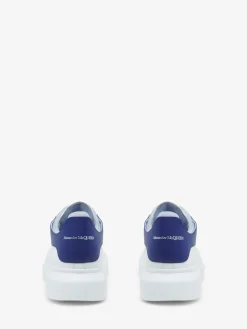 Men's Oversized Sneaker in White/Blue