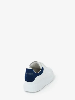 Men's Oversized Sneaker in White/Paris Blue
