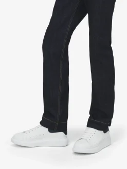 Men's Oversized Sneaker in White/Blue Grey