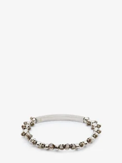 Men's Skull Bracelet in SILVER