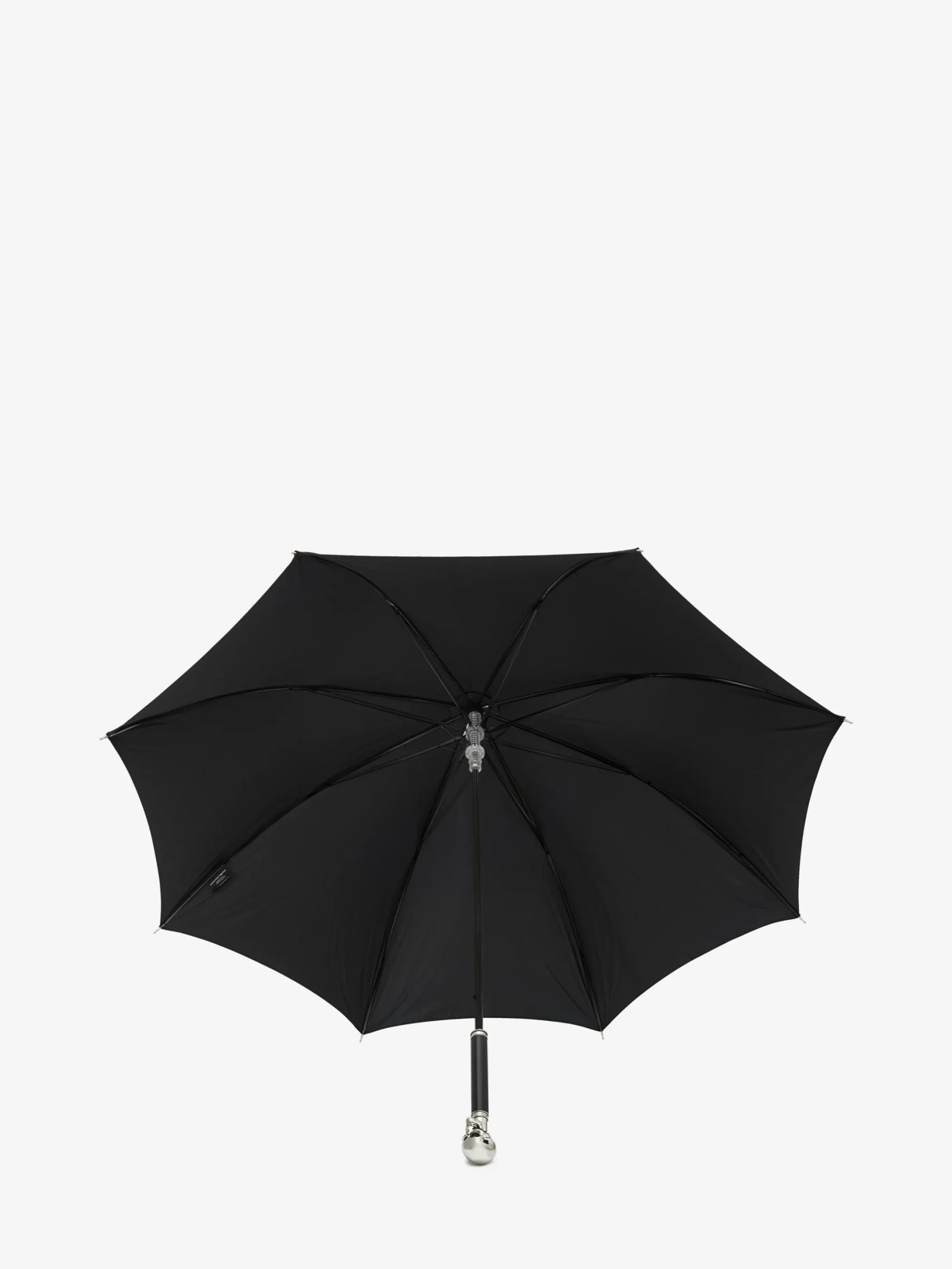 Men's Skull Long Umbrella in Black