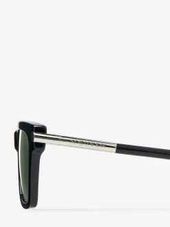 Men's T-bar Icon Square Sunglasses in Black/Grey