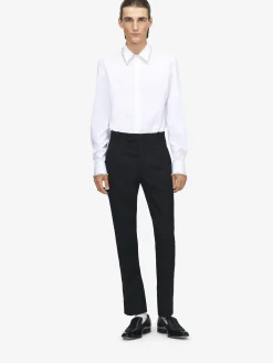 Men's Tuxedo Trousers in Black