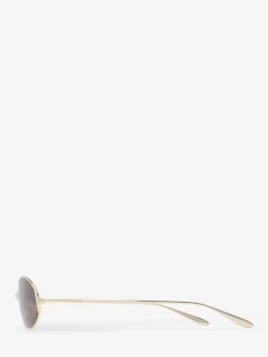 Neo Oval Sunglasses in Brown