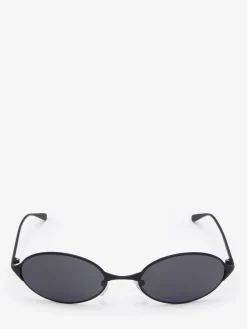 Neo Oval Sunglasses in Silver