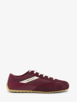 Women's Boxe Sneaker in Ruby Red