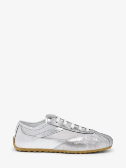 Women's Boxe Sneaker in Silver