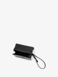 Women's Crystal-embellished Mini Jewelled Satchel in Black