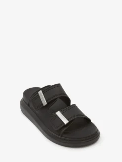 Women's Hybrid Slide in Black/Silver