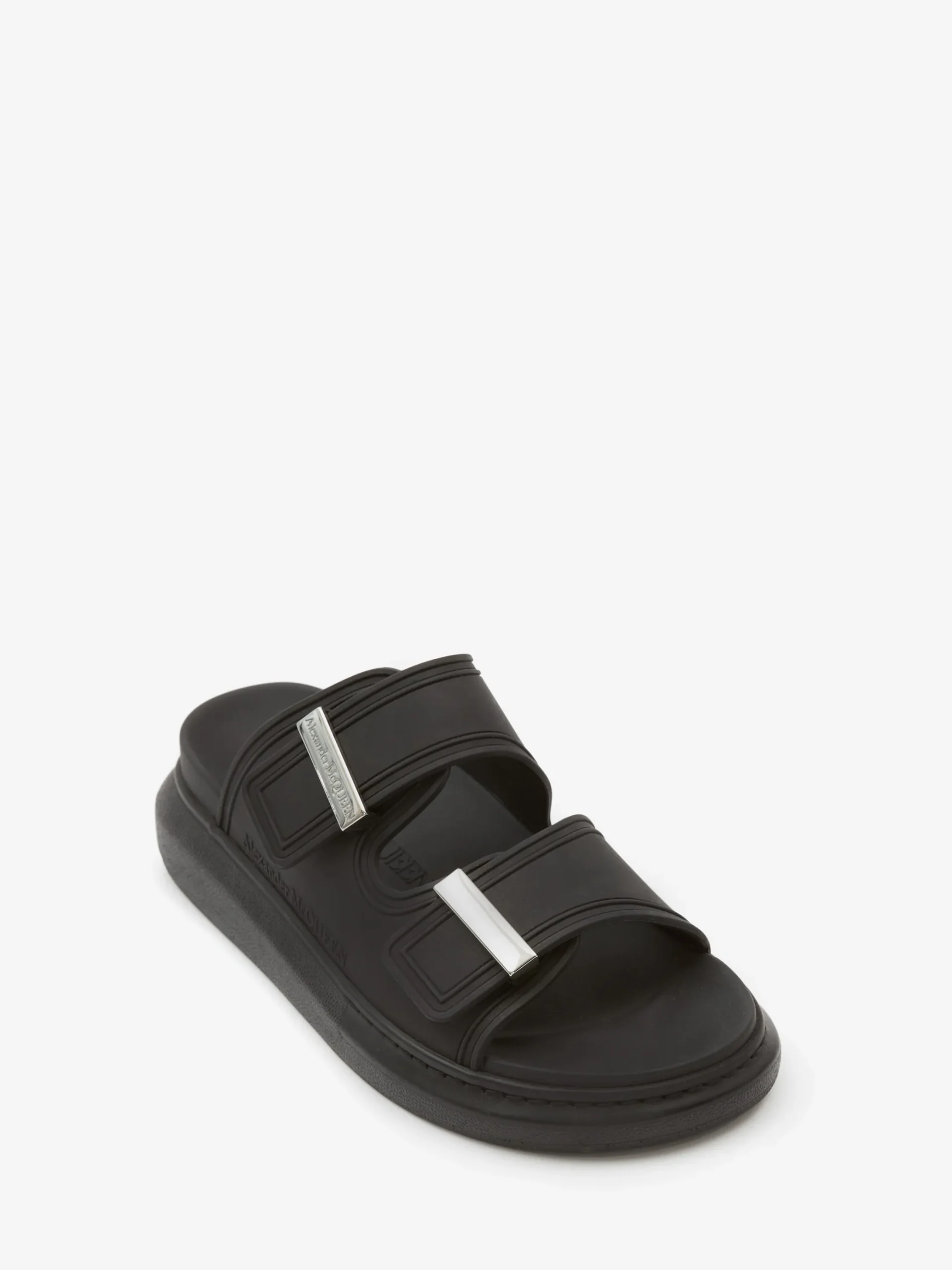 Women's Hybrid Slide in Black/Silver