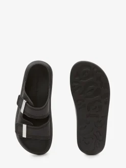 Women's Hybrid Slide in Black/Silver