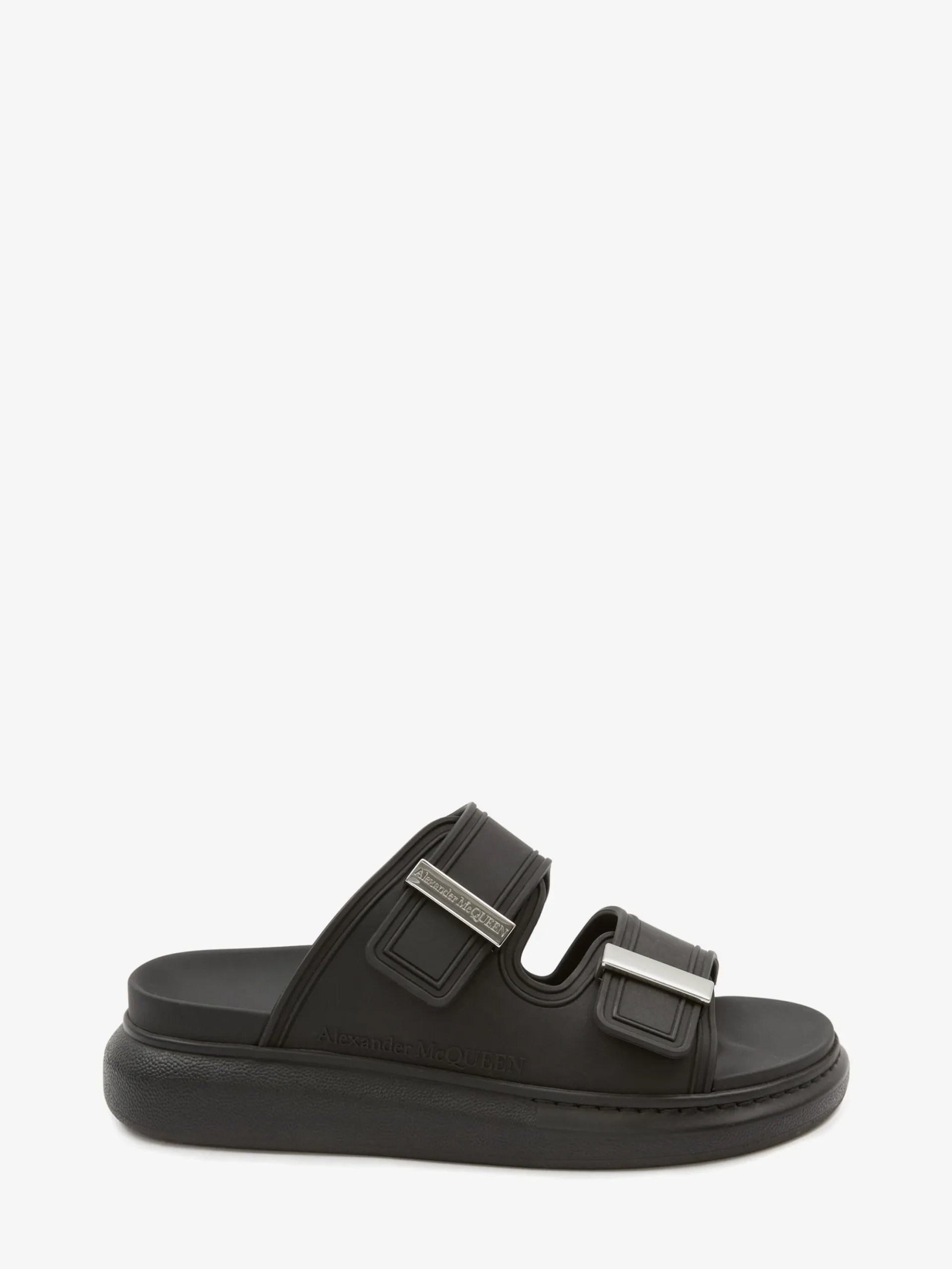 Women's Hybrid Slide in Black/Silver