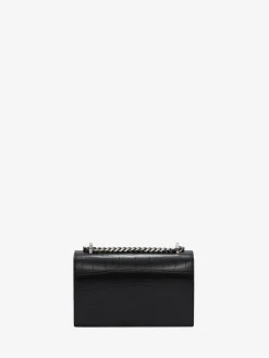 Women's Jewelled Satchel in Black
