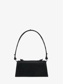 Women's Jewelled Shoulder Mini in Black