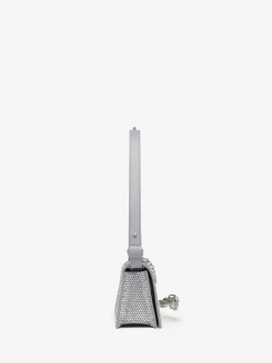 Women's Jewelled Shoulder Mini in Silver-finish