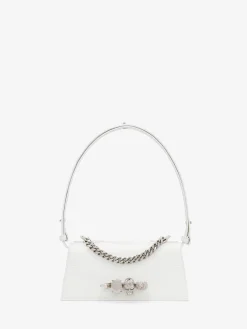 Women's Jewelled Shoulder Mini in White