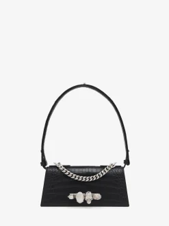 Women's Jewelled Shoulder Mini in Black