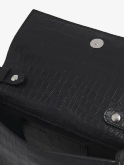 Women's Jewelled Shoulder Mini in Black