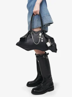 Women's Knuckle Clutch Charm in Palladium