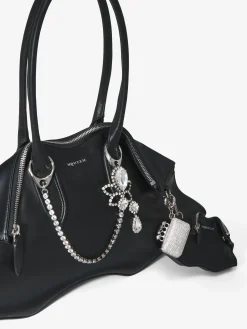 Women's Knuckle Clutch Charm in Palladium