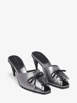 Women's Lexie Mule in Dark Silver