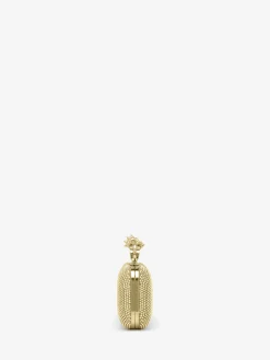Women's Long Knuckle Clutch in Gold-finish