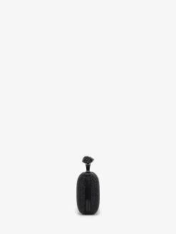 Women's Long Knuckle Clutch in Black