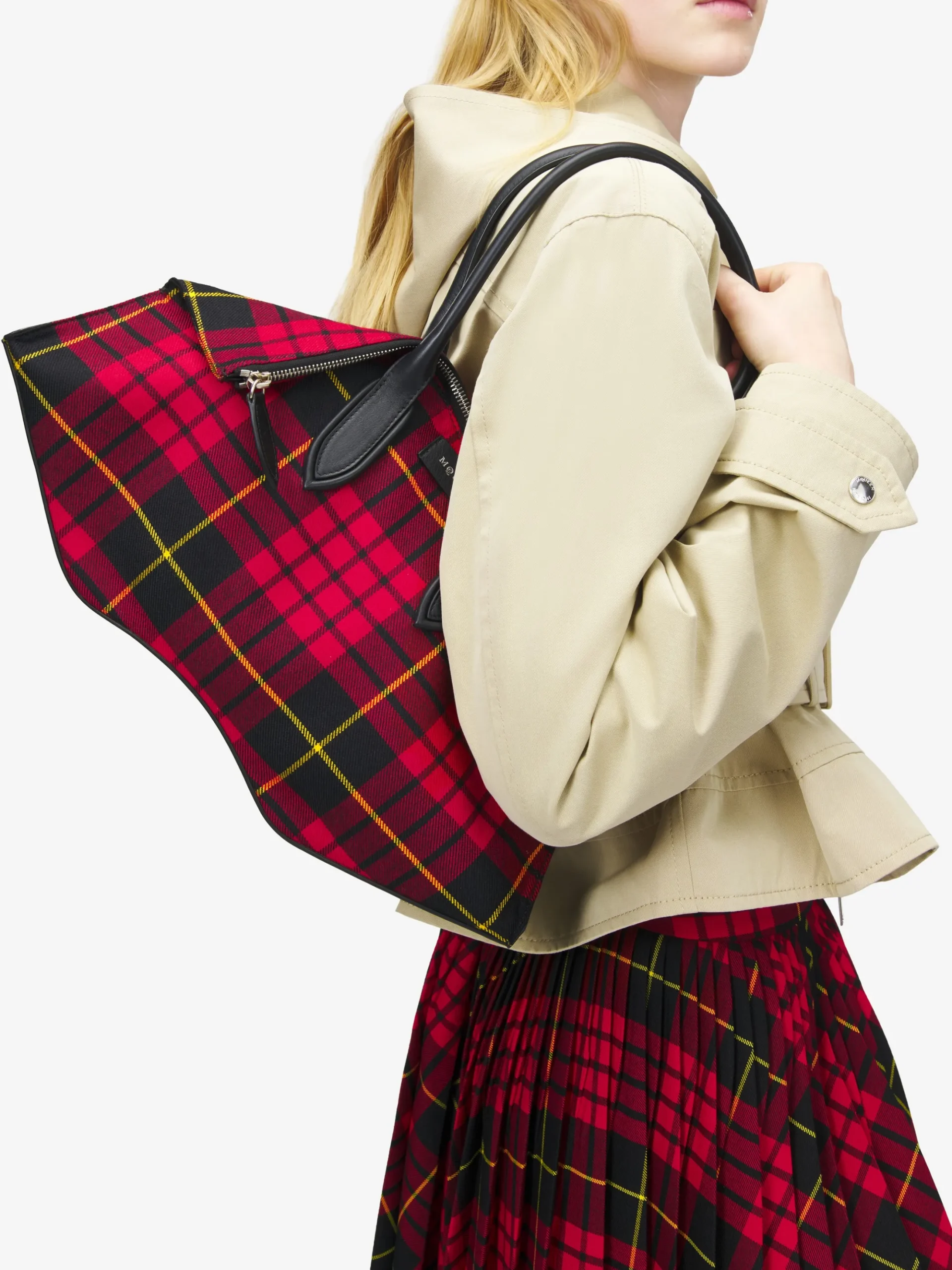 Women's Manta Bag in Red/Black/Yellow