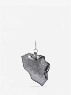Women's Manta Charm in Dark Silver