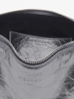 Women's Manta Clutch in Dark Silver
