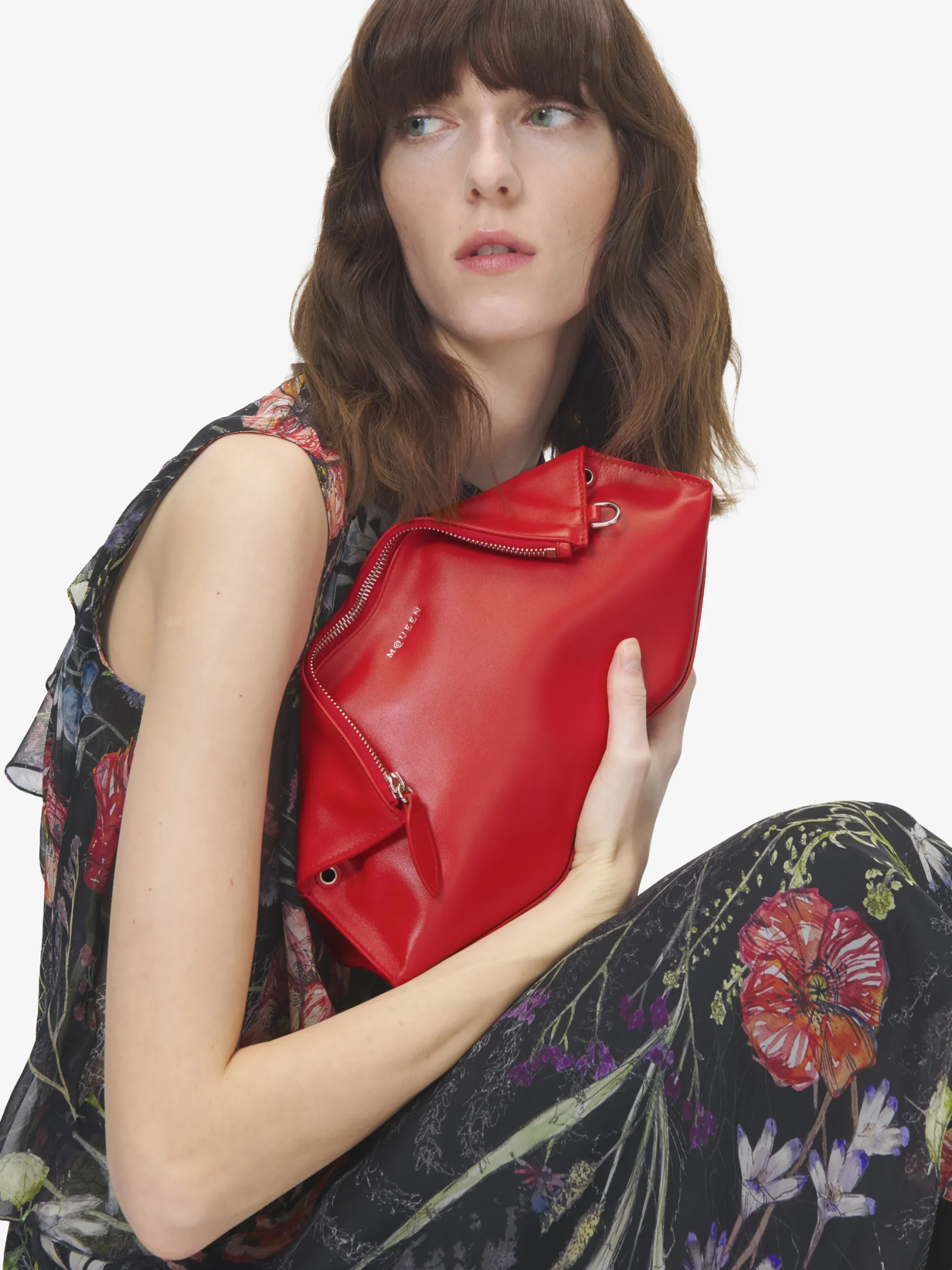 Women's Manta Clutch in Red