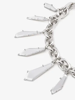 Women's Mirror Necklace in Silver-finish
