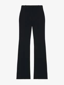 Women's Narrow Bootcut Trousers in Black