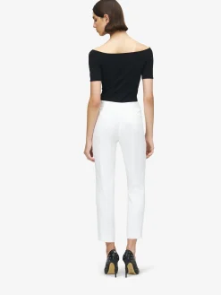 Women's Off-The-Shoulder Knit Top in Black