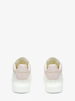 Women's Oversized Sneaker in Off White/Pink