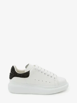 Women's Oversized Sneaker in White/Jet Black