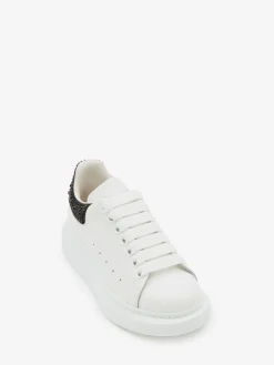 Women's Oversized Sneaker in White/Jet Black